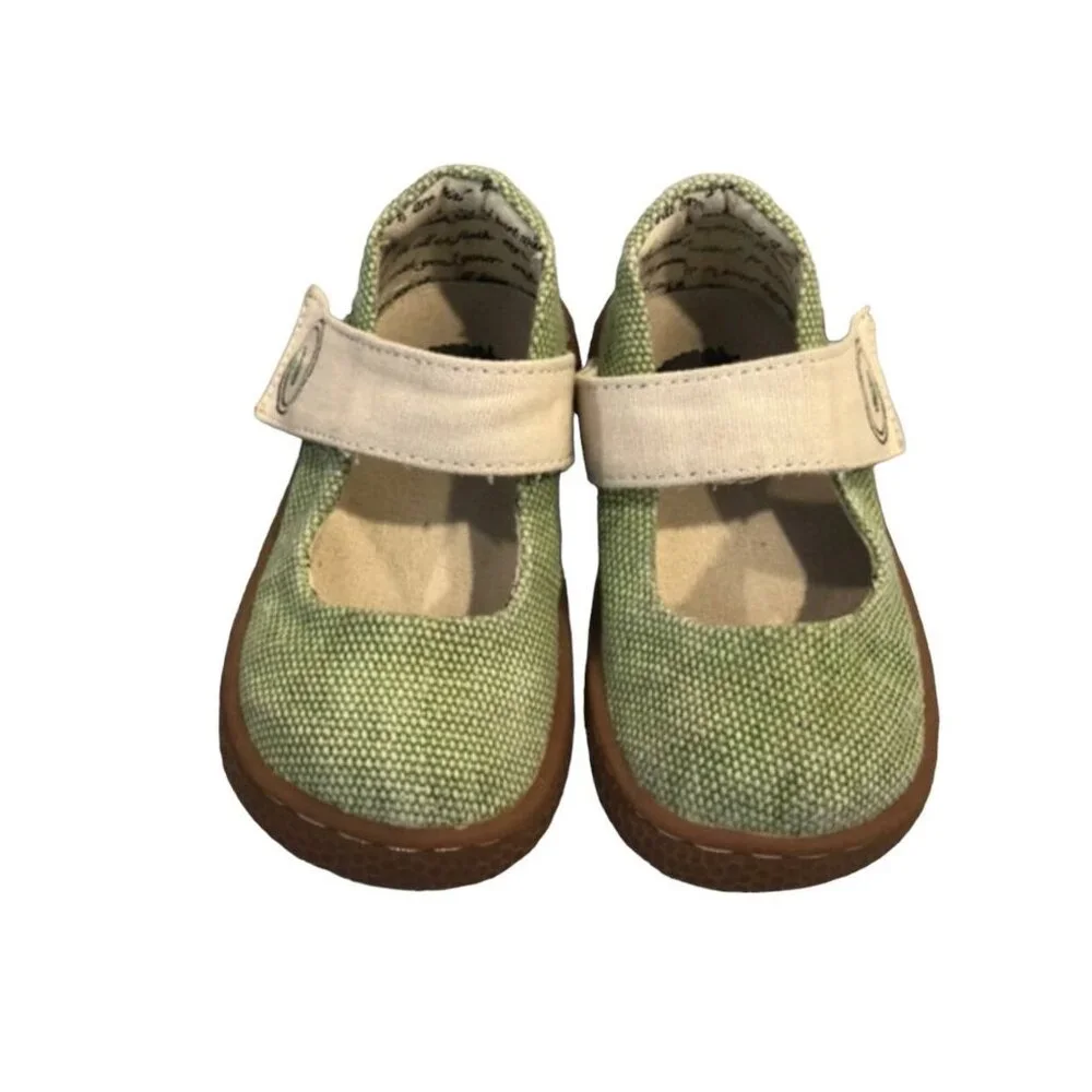 Livie & Luca Sz 4 Green Carta II Mary Jane Shoes
